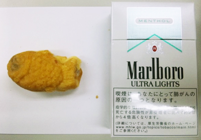 ミニたいやきサイズ比